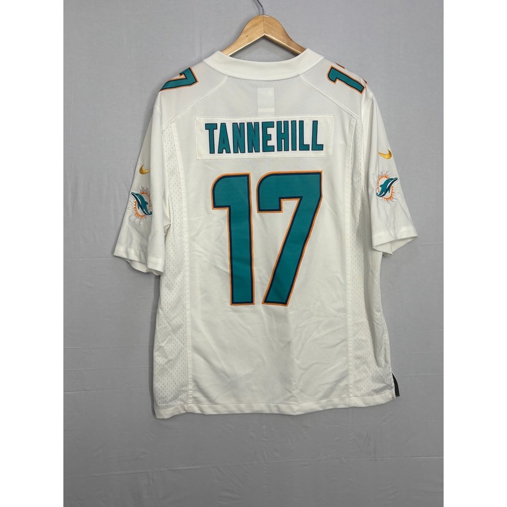Miami Dolphins Ryan Tannehill #17 Nike On Field Jersey Mens White Large